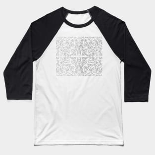 Polygonal Pattern Baseball T-Shirt